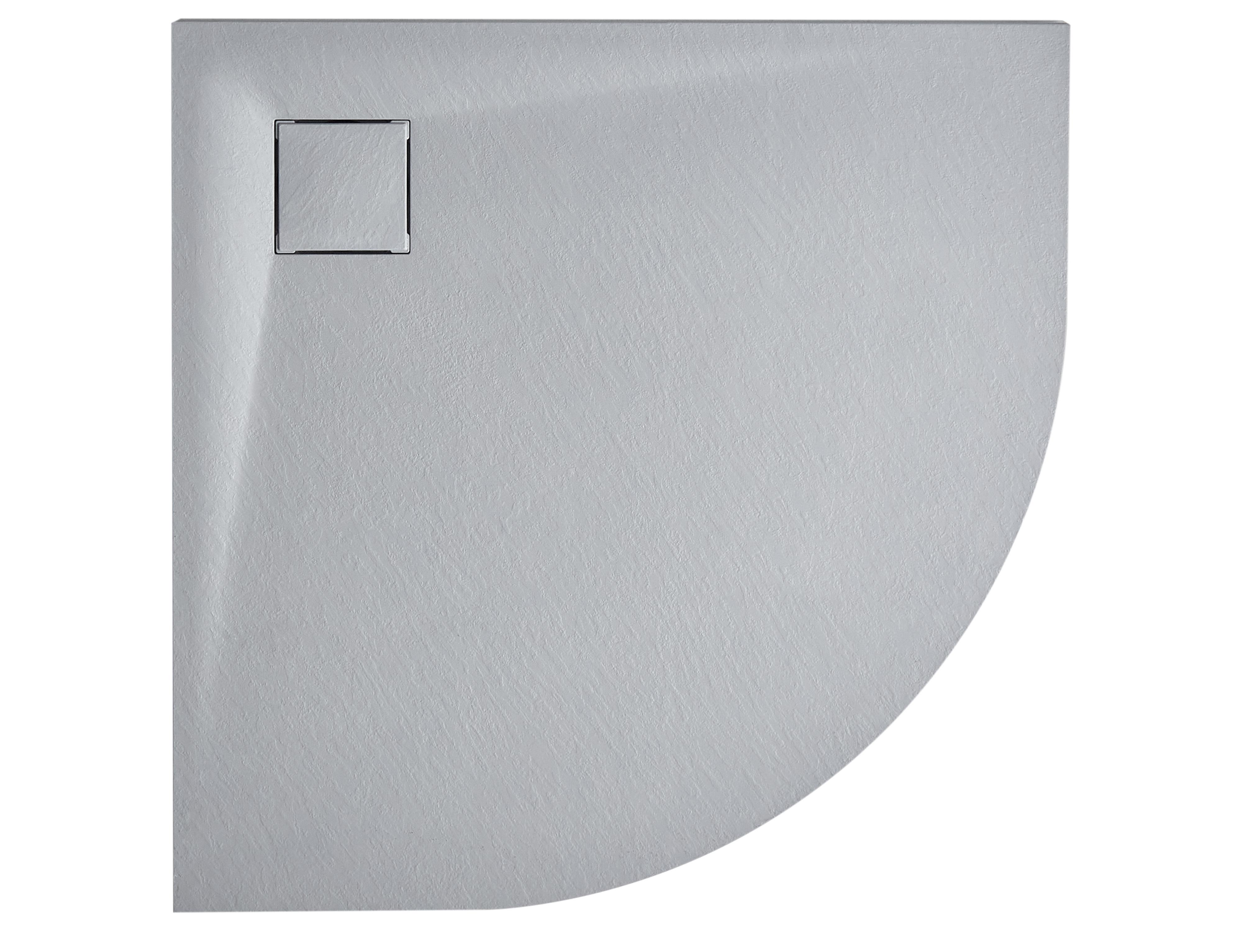 Shower Tray PARON 800 x 800 x 30 mm Grey