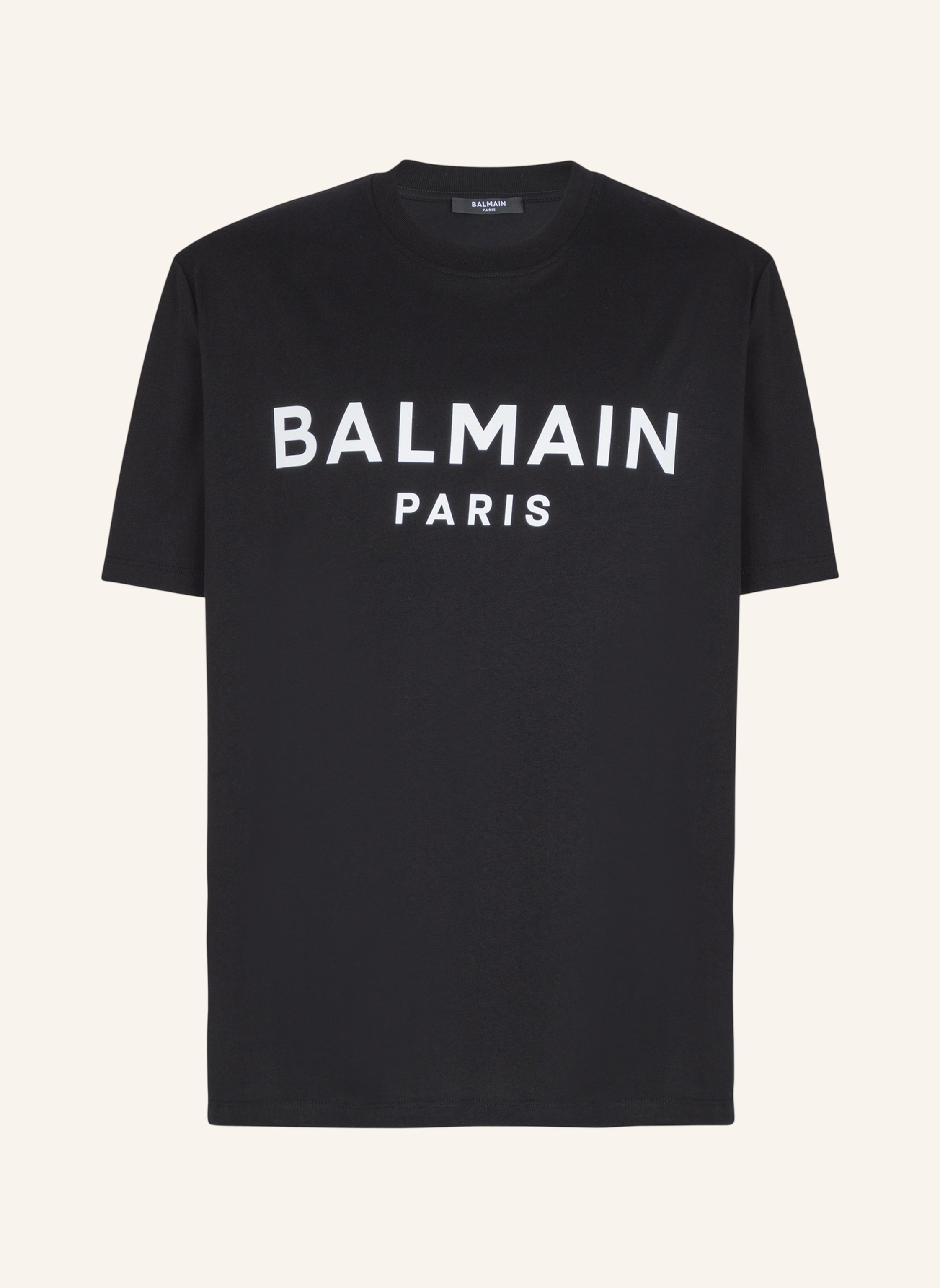 BALMAIN Bedrucktes T-Shirt aus Baumwolle