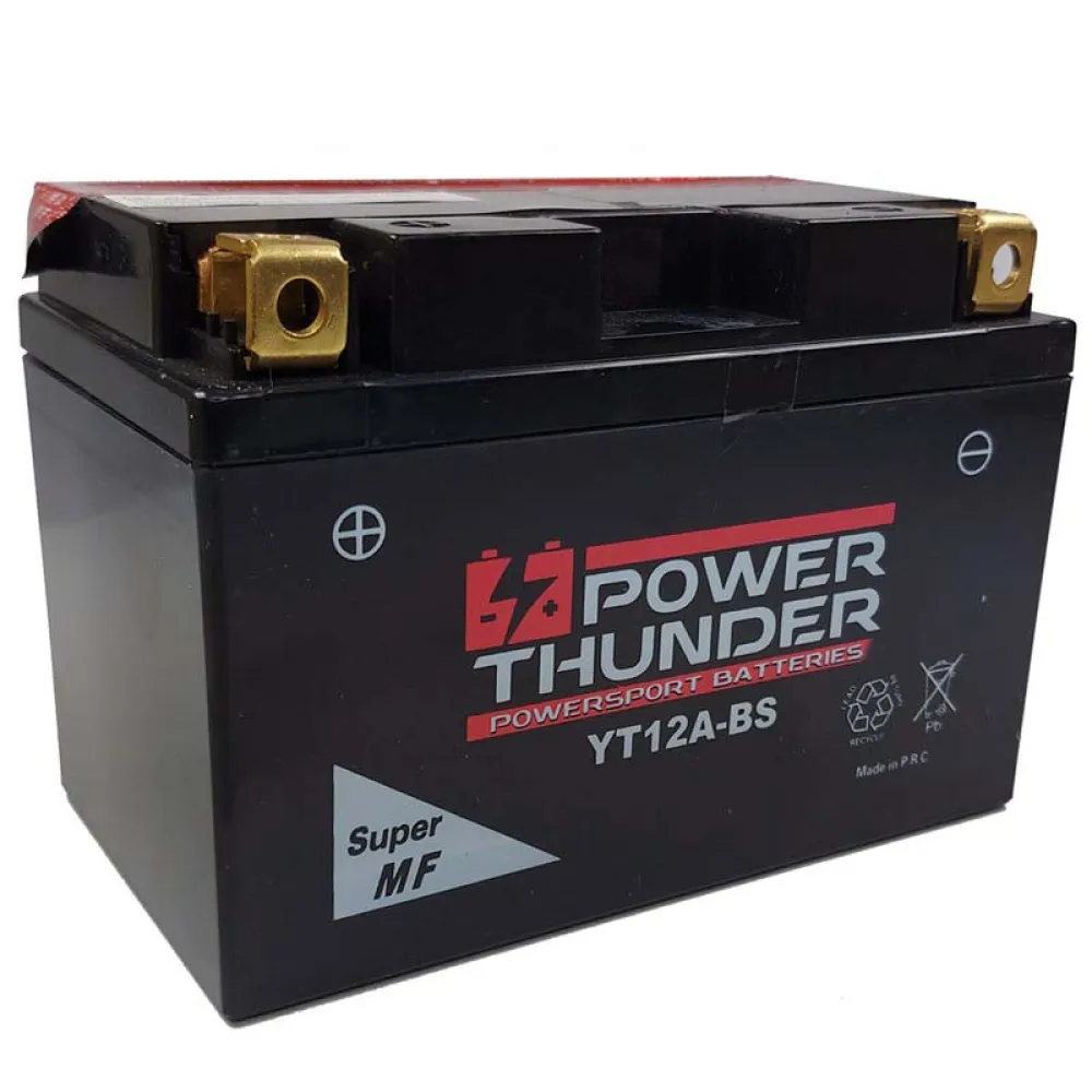 Power Thunder CT12A-BS AGM battery