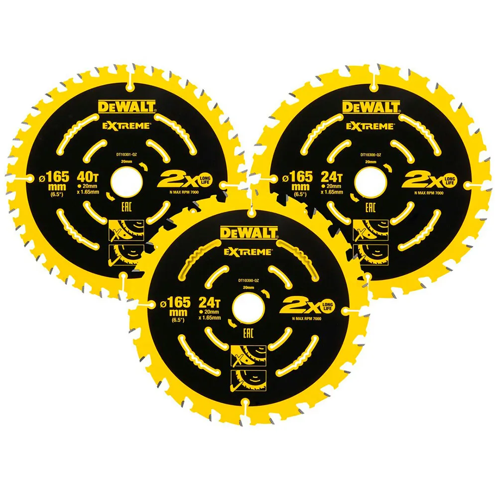 Dewalt DT10397-QZ Wood Circular Saw Disc 3 units