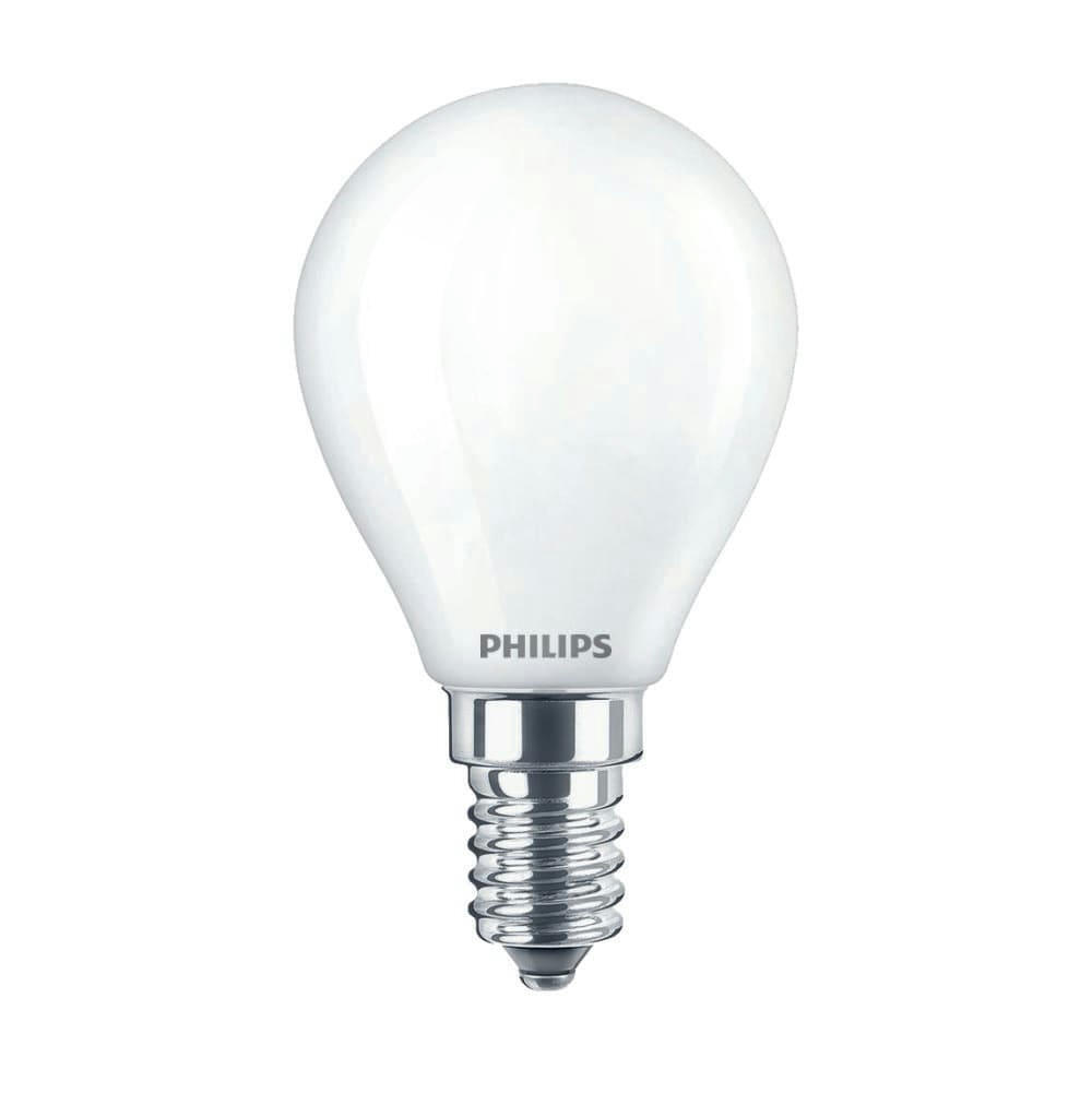 - Ampoules LED sphériques E14 40W dépolies (x2)