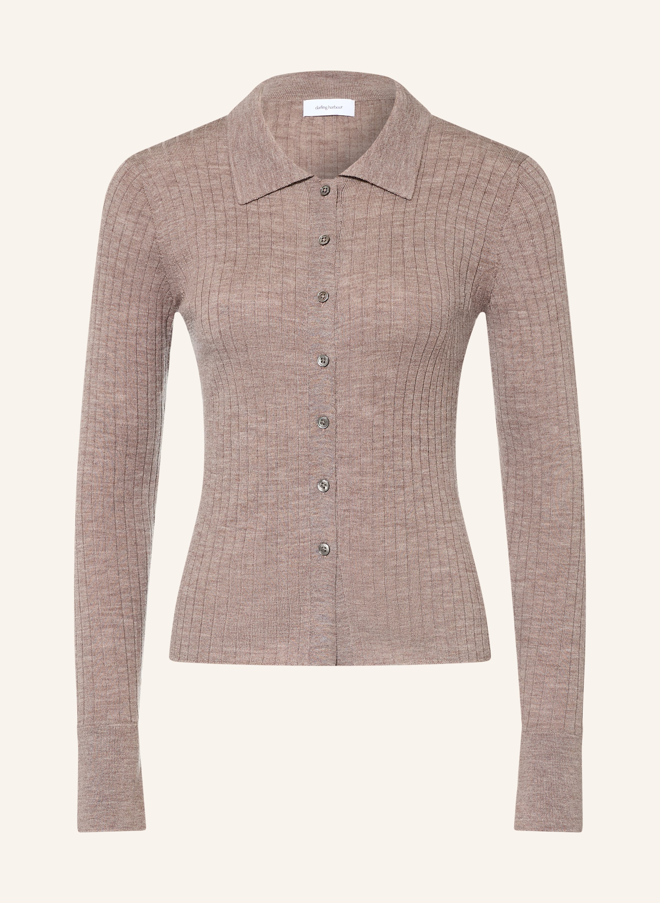 darling harbour Strickjacke aus Merinowolle