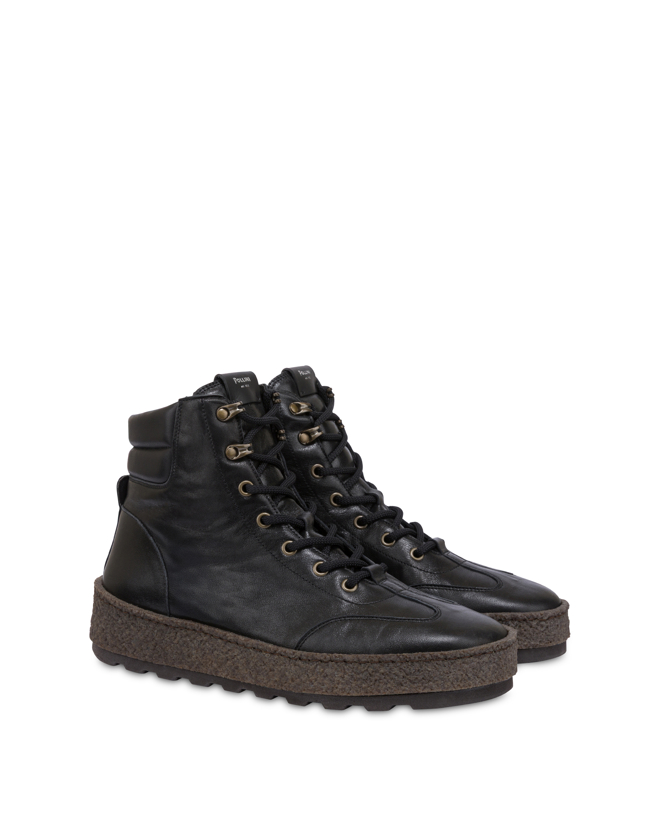 Scarponcino Greenwich In Capra Nero