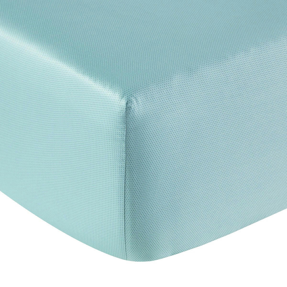 EPOQUE - Drap housse satin vert clair 140x200 cm