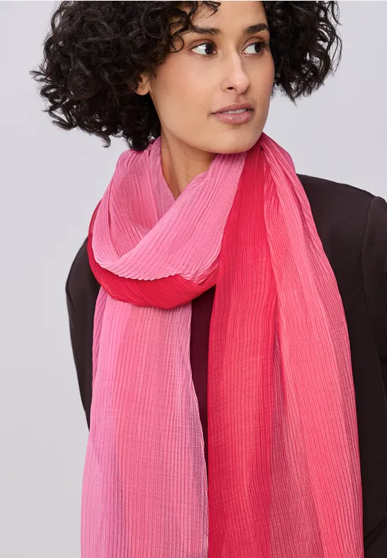 Langer Schal mit Farbverlauf