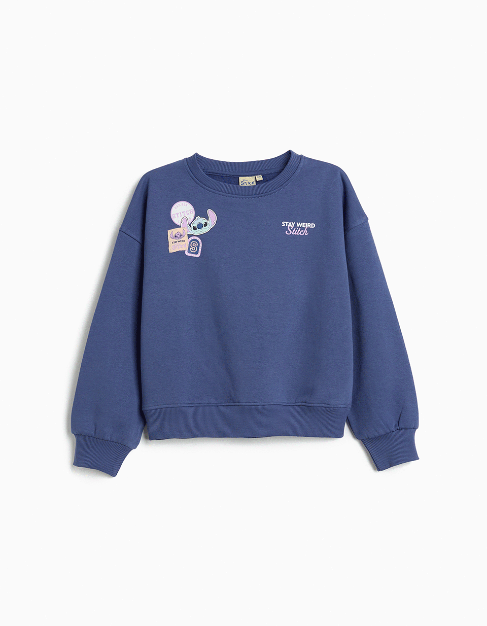 Sweatshirt 'Stitch' ©Disney, Menina, Azul