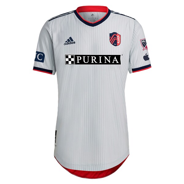 Njabulo Blom St. Louis City SC adidas 2024 The Spirit Kit Authentic Jersey - Gray