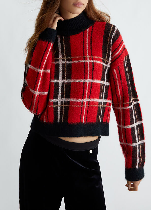 Pullover in tartan