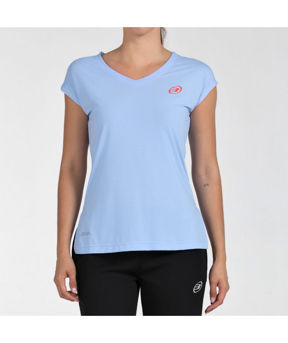 CAMISETA BULLPADEL COVELO AZUL CELESTE
