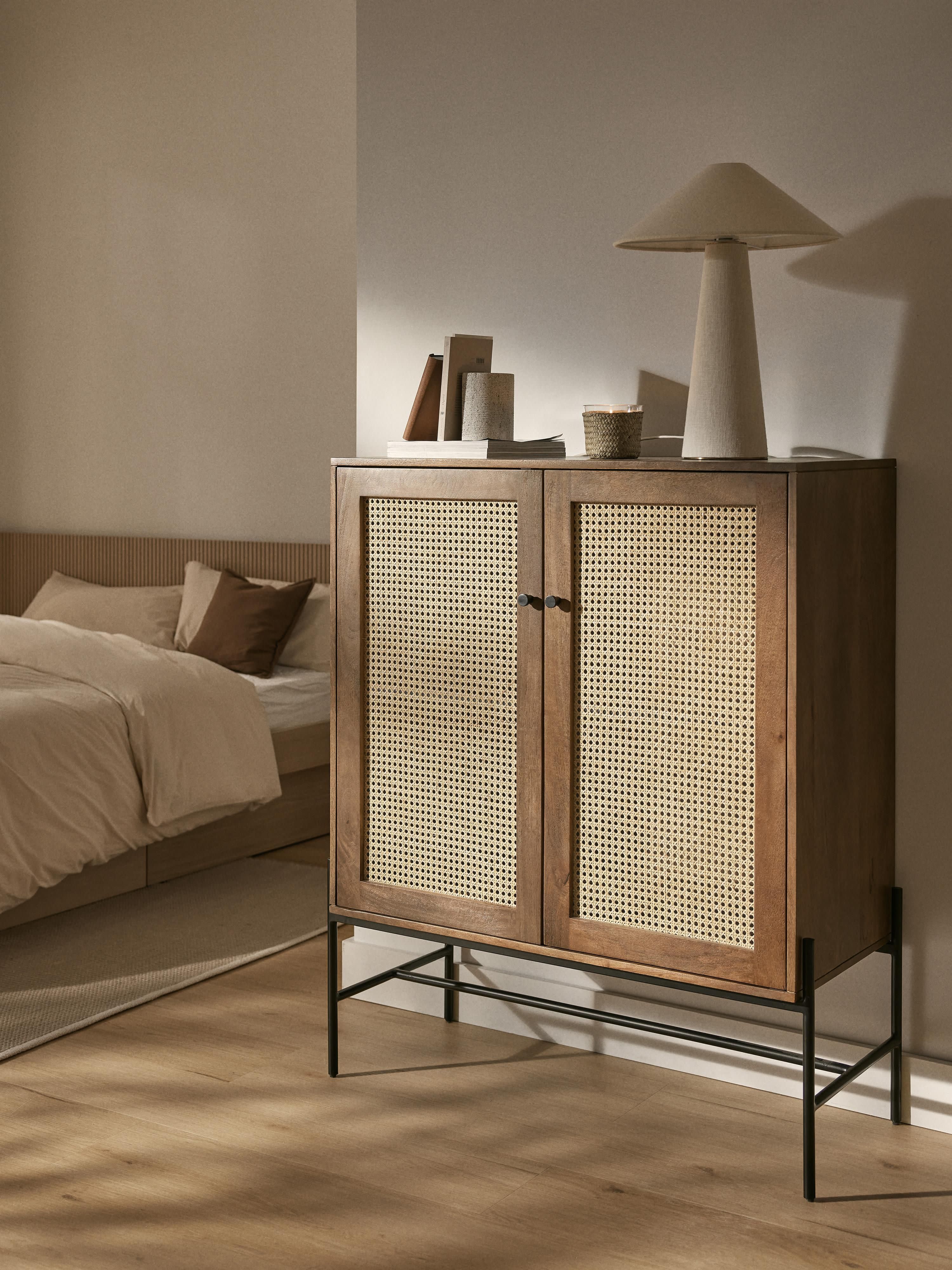 Highboard Vienna mit Wiener Geflecht
