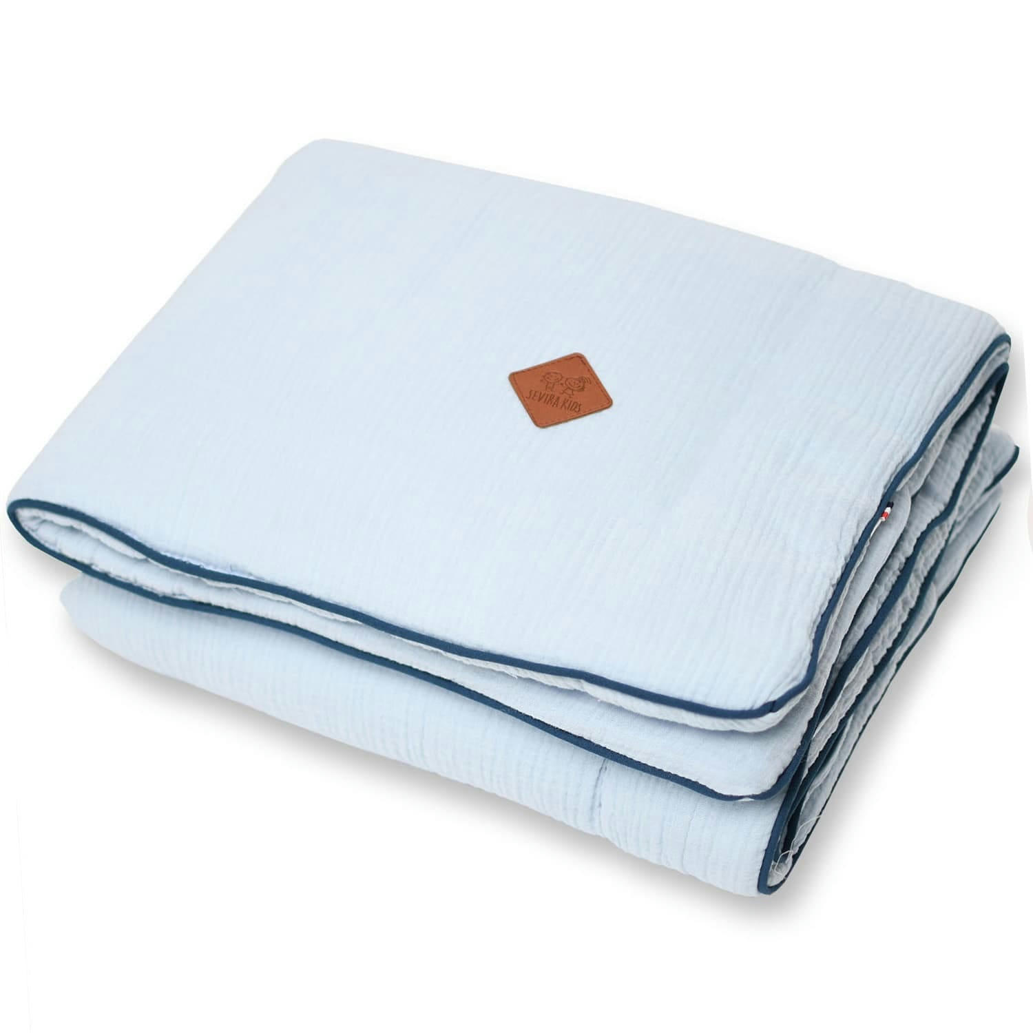 JEANNE - Ma première couverture en gaze de coton  100 x 70 cm