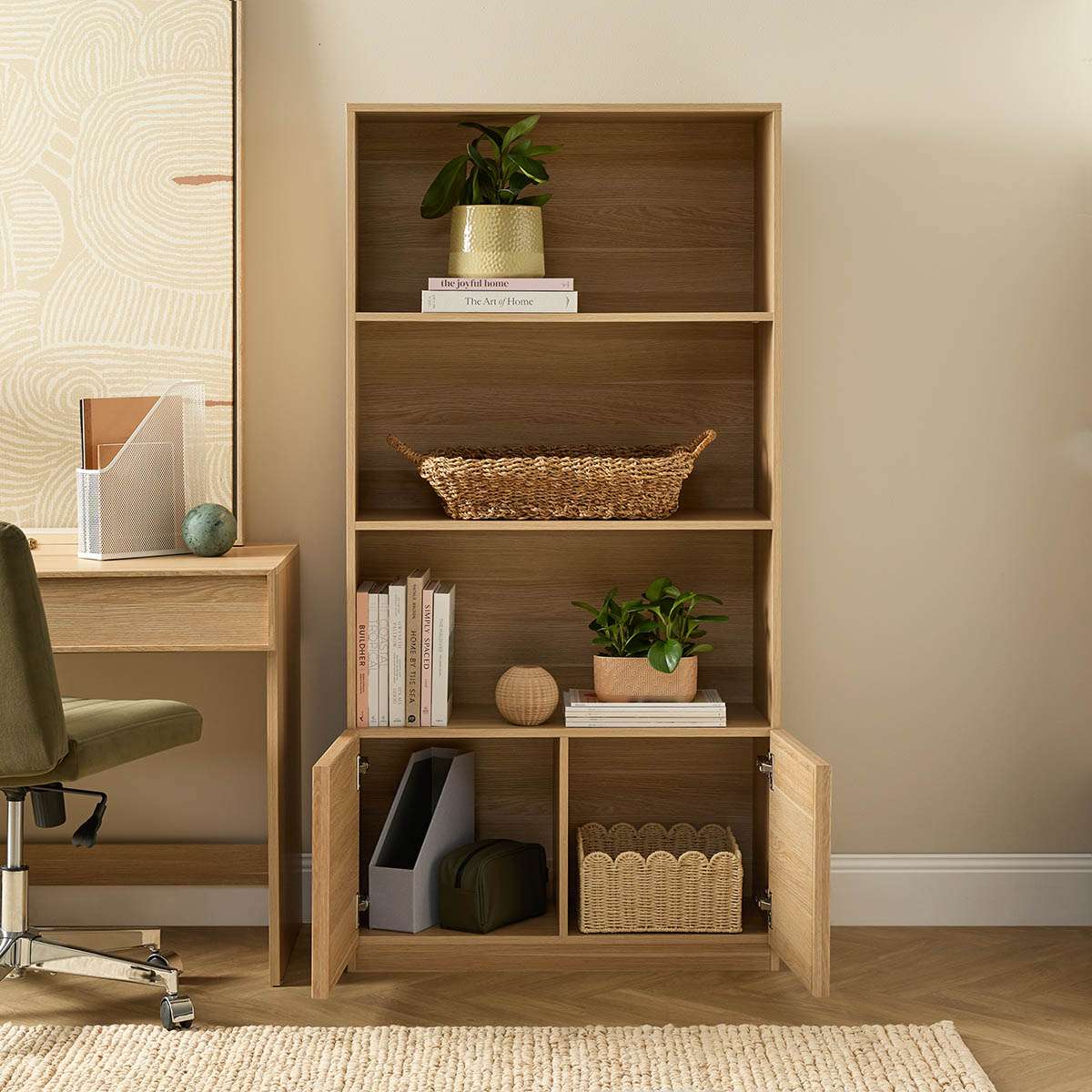 Osaka Bookcase - Natural