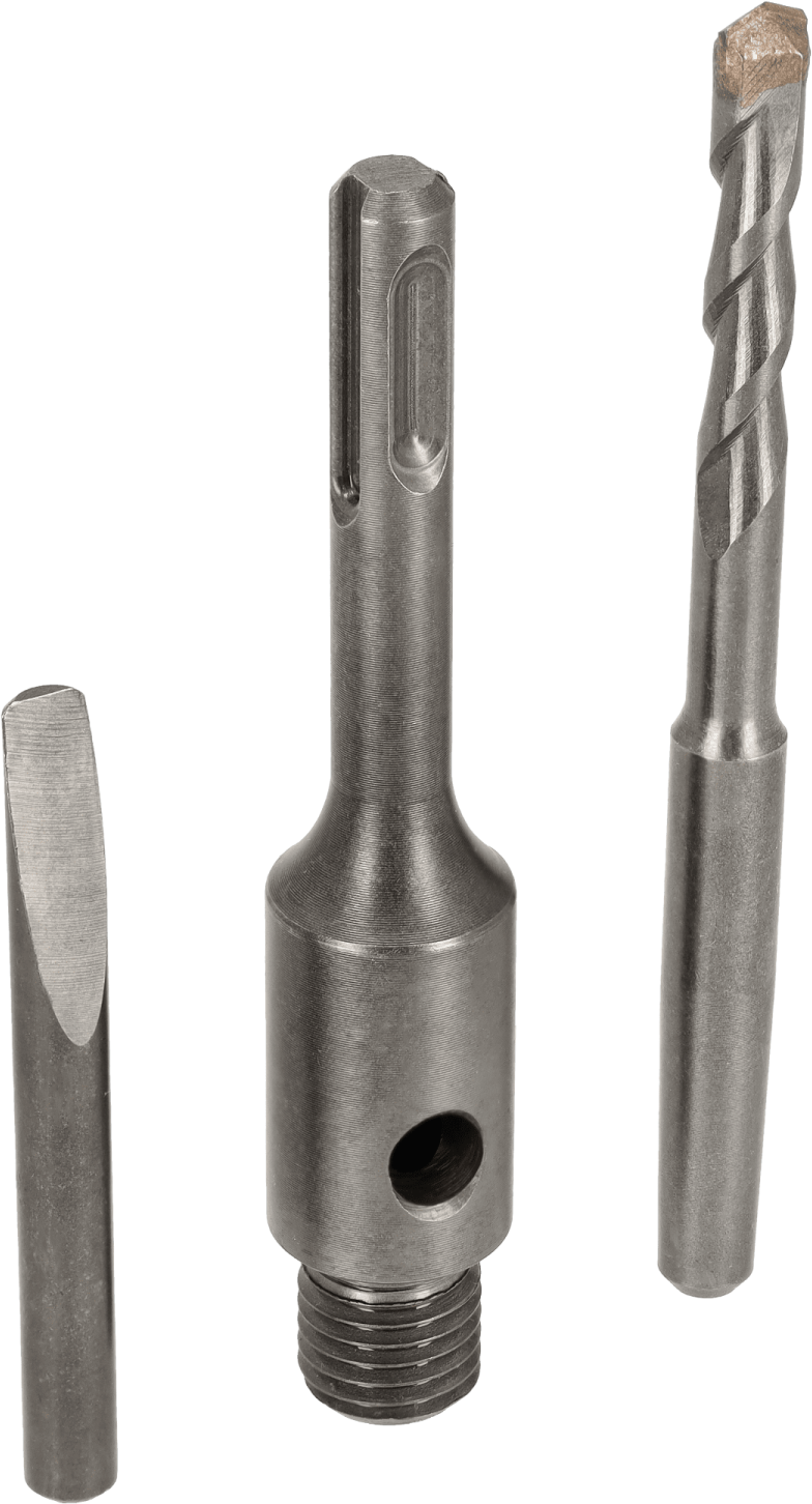 Adapter do otwornic diamentowych SDS plus 100mm + wiertło centrujące 8x120mm ø21 x 110 mm, SDS-Plus , M16, wiertło: ø8 x 120 mm STALCO PERFECT S-70801