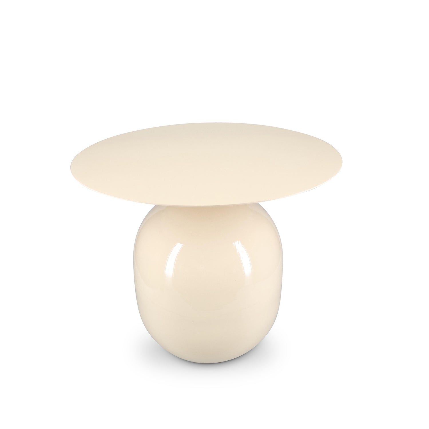 S|P Collection - Bijzettafel 50xH40cm metaal ivory Mio