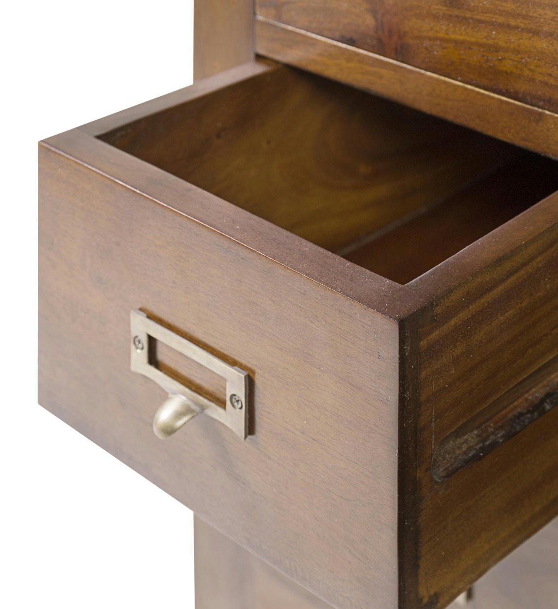 FLAMINGO - Buffet en bois d'acajou marron 9 tiroirs 150x80