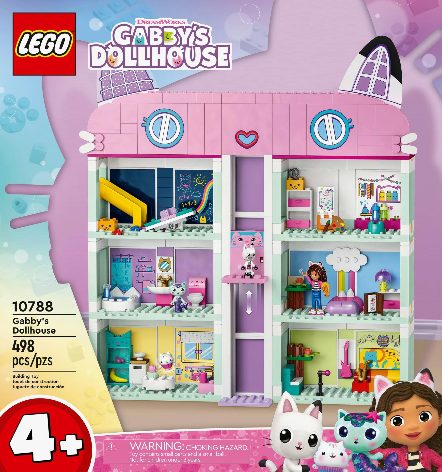 LEGO® DreamWorks Gabby’s Dollhouse Playset, Ages 4+