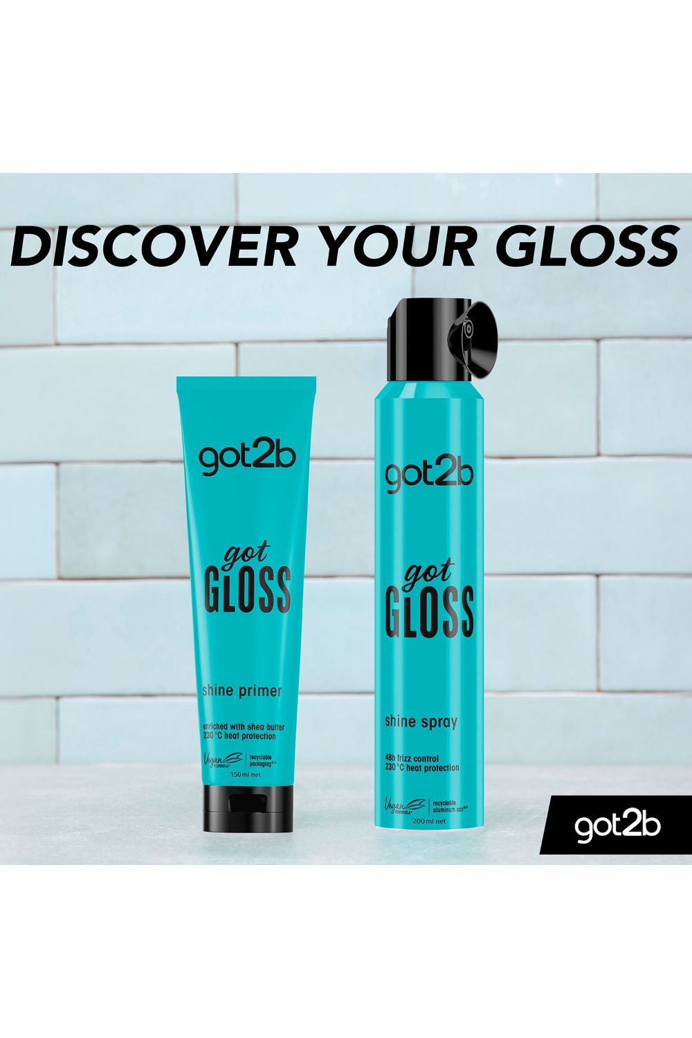 got2b Gloss 'Hair Spray' Finish 3x200ml