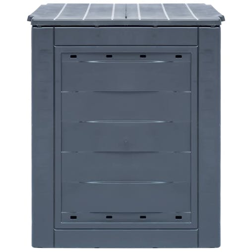 NNEVL Garden Composter Grey 60x60x73 cm 260 L