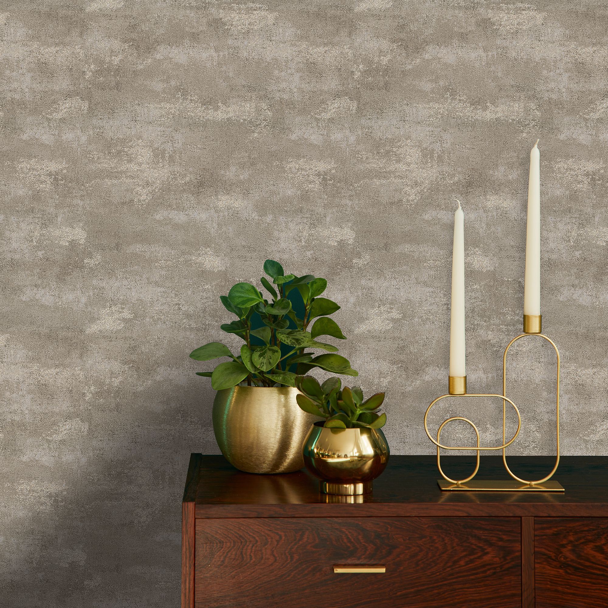 Boutique Urban Plaster Cream Textured Plain Wallpaper