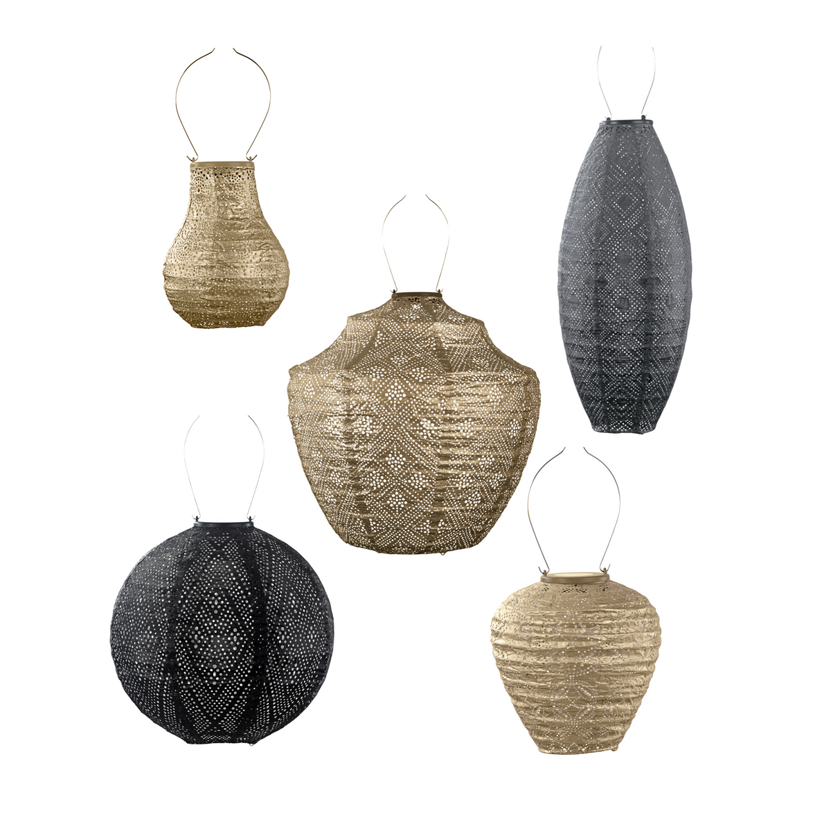Lumiz solar lampion - butchart set - 5 stuks