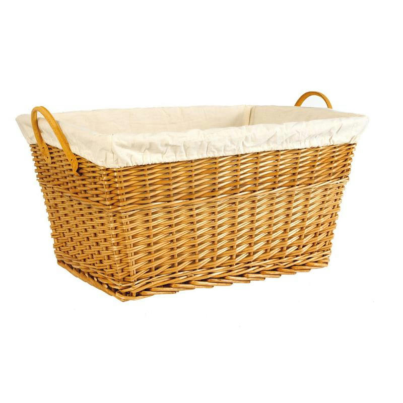 - Corbeille à linge en osier