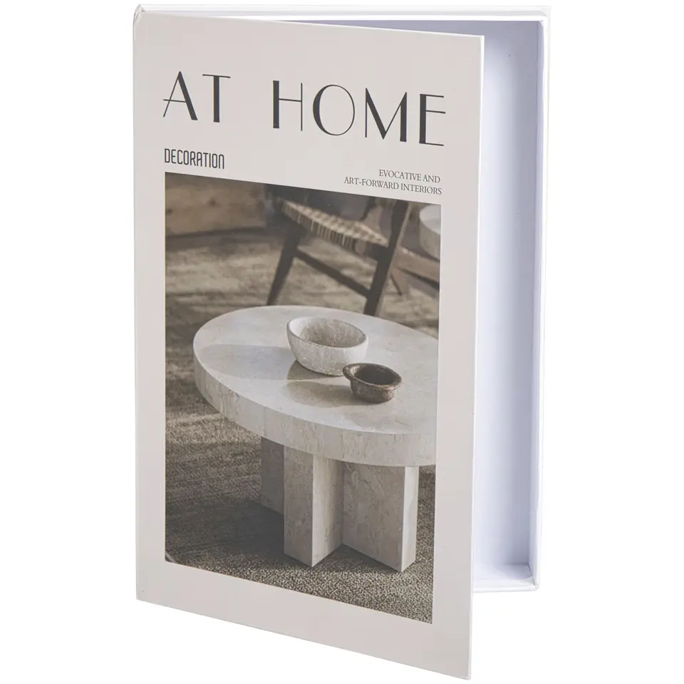 Opbergboek At Home - off-white - 5x30x21 cm