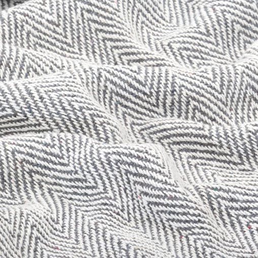 NNEVL Throw Cotton Herringbone 220x250 cm Grey