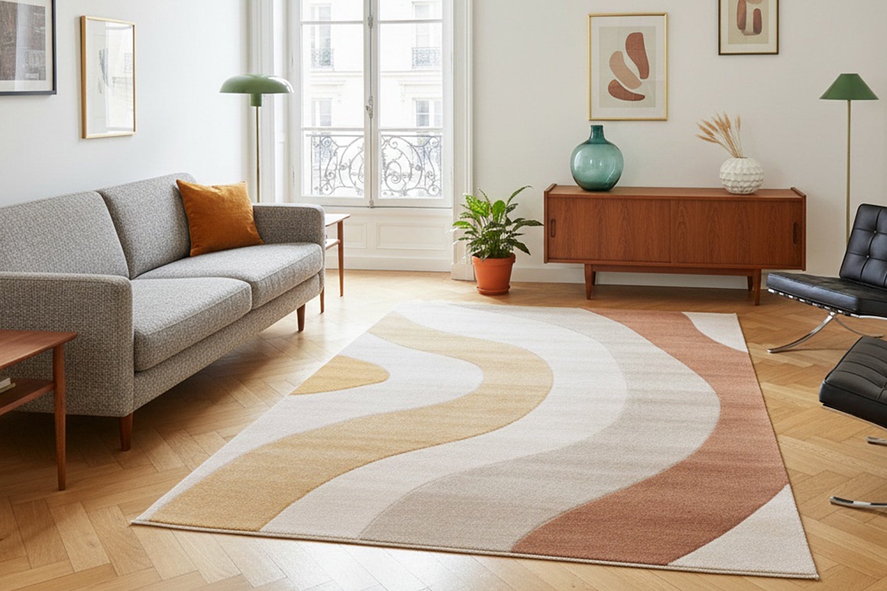 AFK Living vloerkleed Fauve - zeer zacht - veelkleurig