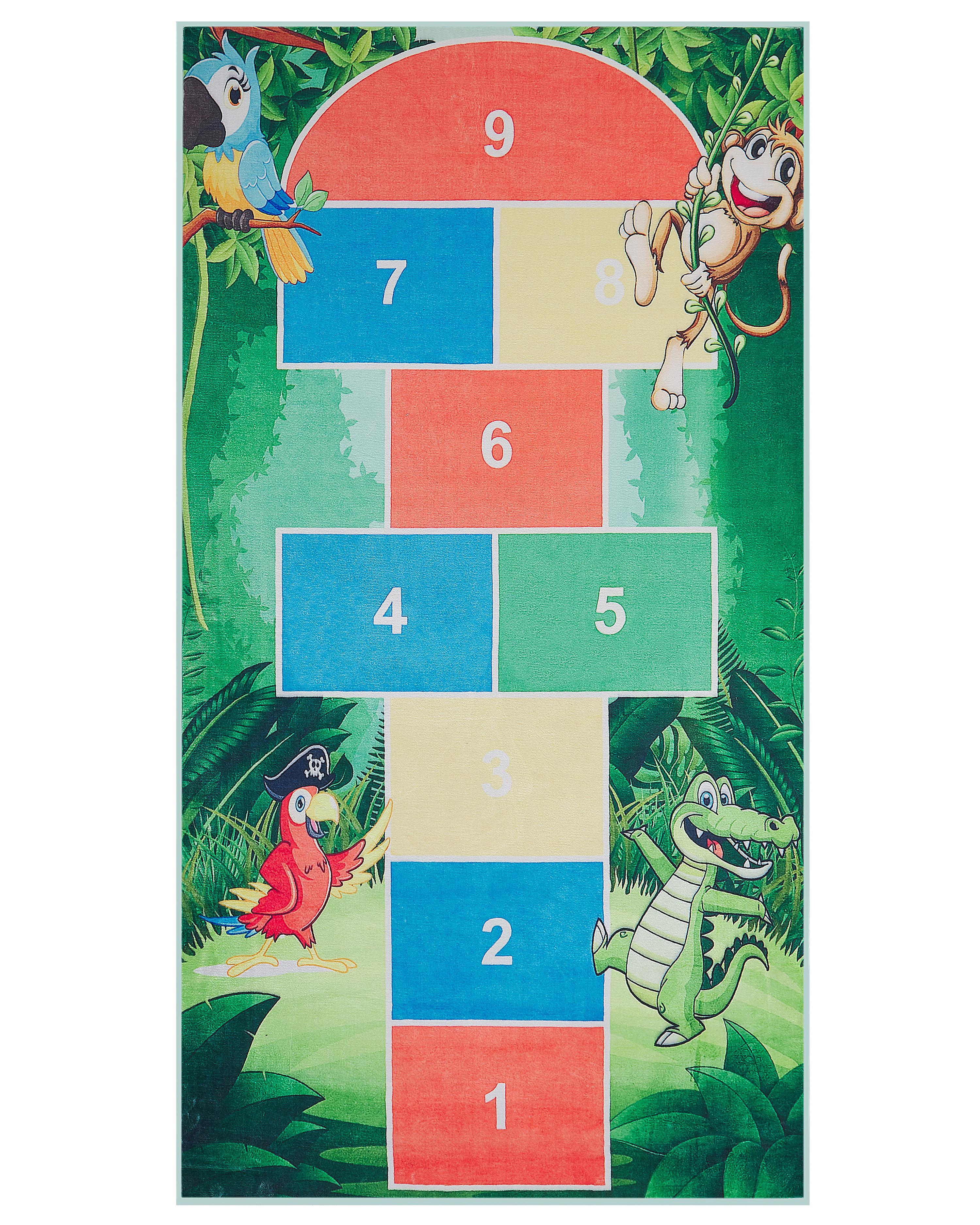 Kids Rug BABADAG Green 80 x 150 cm