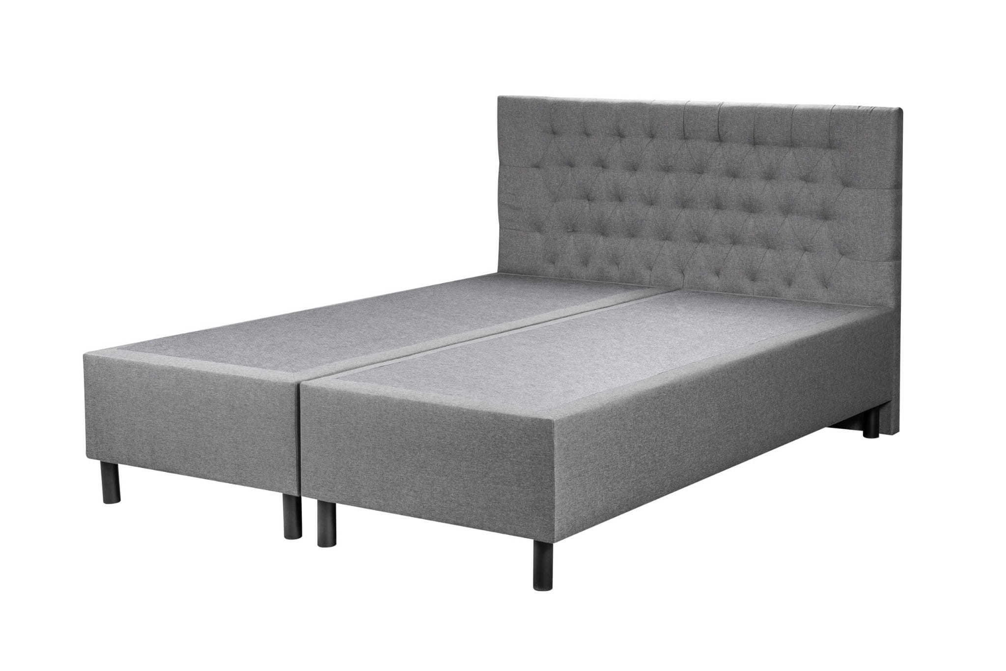 Łóżko Hotelowe BOX 30 z Wezgłowiem Łączone 160x200 Szare