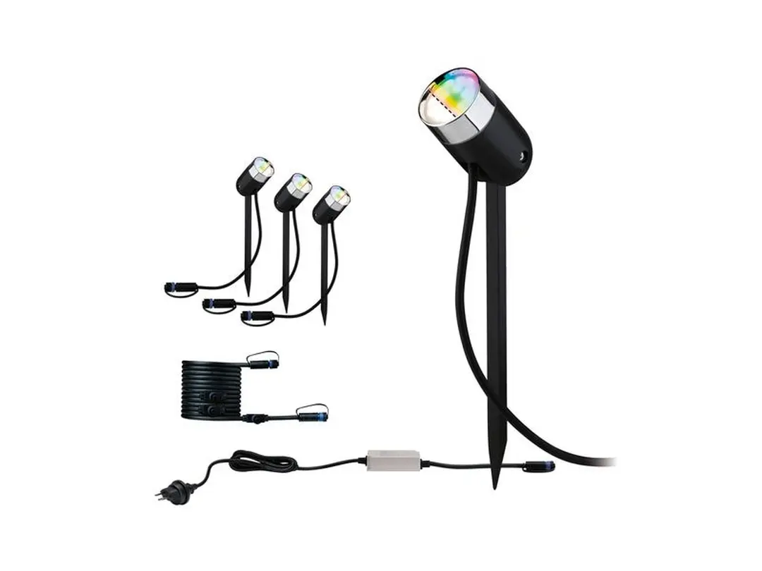 Outdoorleuchte 3er-Set Pike