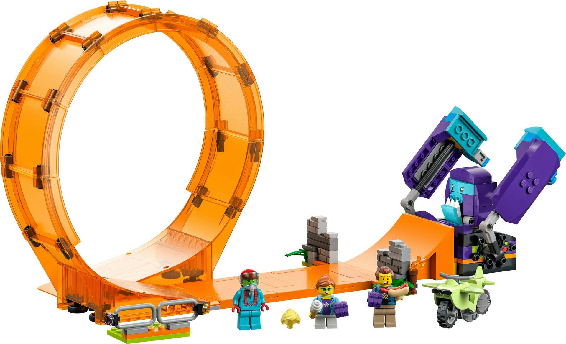 LEGO® 60338 City Smashing Chimpanzee Stunt Loop Playset, Ages 7+