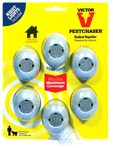 Victor Ultrasonic Pest Repellent, 6-pk