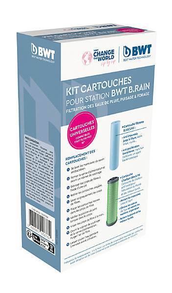 Kit de cartouche de remplacement BWT station B Rain eau de pluie