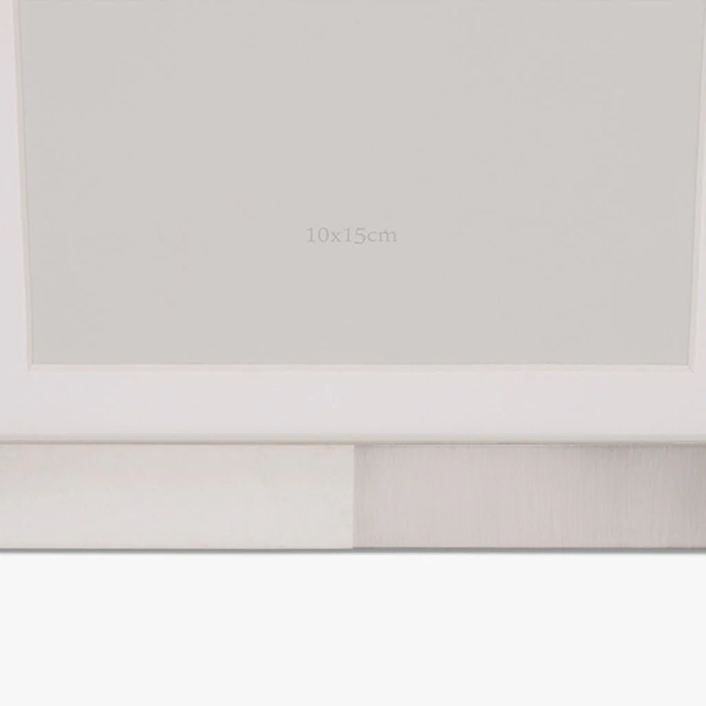 Moldura Tons Prateado 10x15 SHINY & BRUSHED