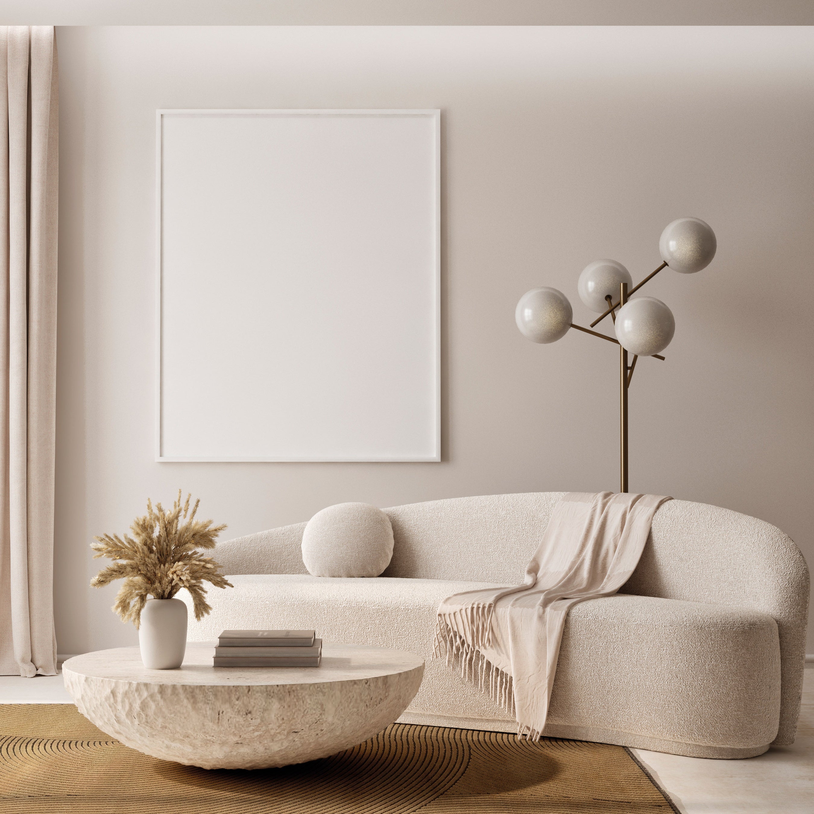 Acsento Chiara Waves Vloerkleed 200 x 290 cm - Grey / Gold