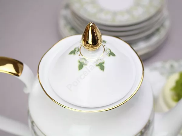 Garnitur do kawy na 12 osób (40 el.) Ćmielów - Astra G904 Meander