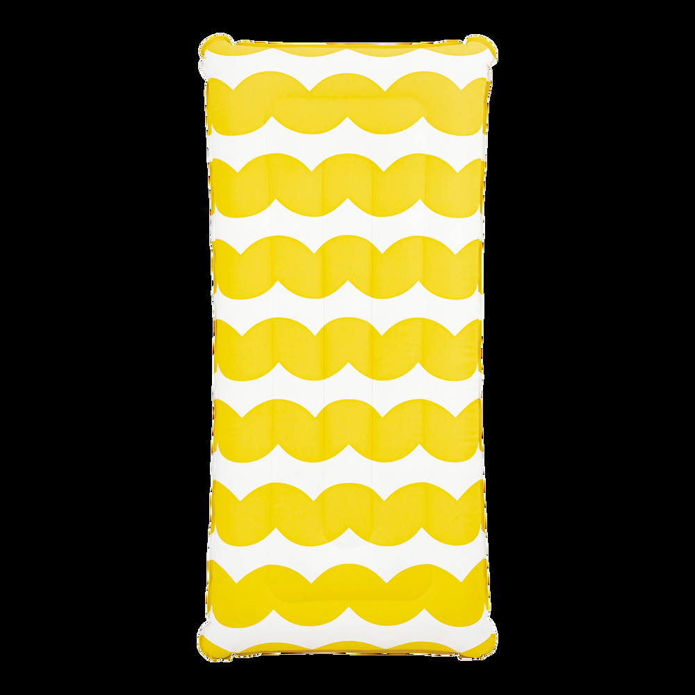 Stella & Finn Canvas Inflatable Water Float Pool Lounger, 60-in x 29-in, Assorted Colours