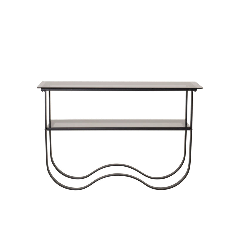 Rebellenclub Sidetable Tumba - 117 x 34 cm - zwart