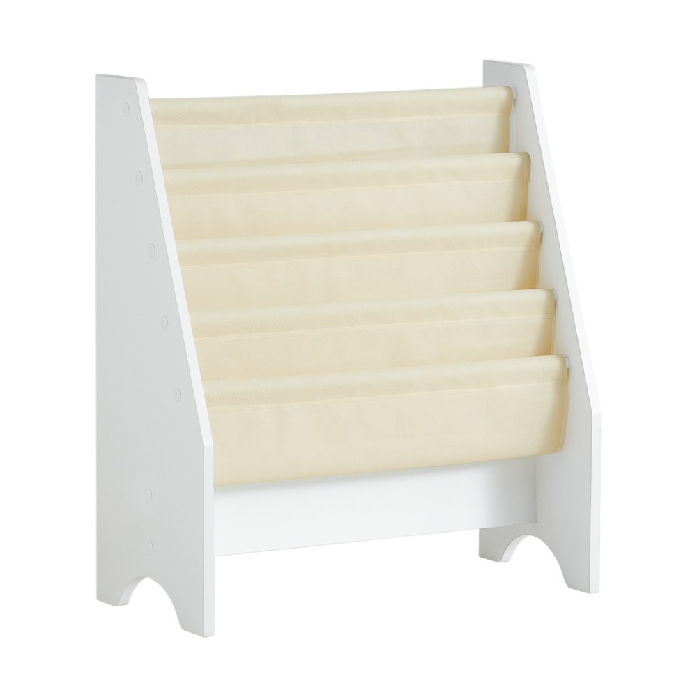 SoBuy Regał dziecięcy z 4 półkami Biały 62x30x71cm Funkcjonalny FRG225-W