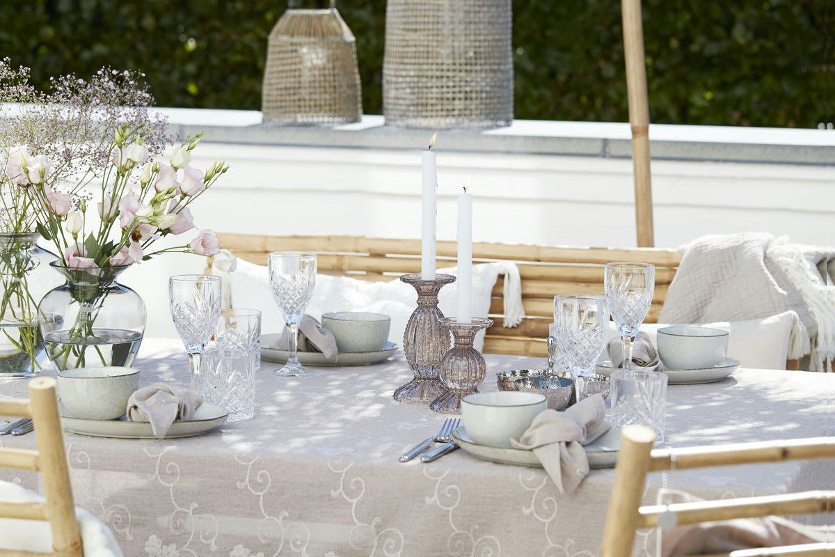 - Vase en verre transparent H20