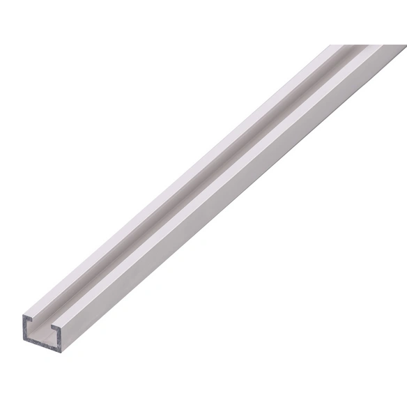 Profil, eloxiert, LxBxH: 2000x17x11 mm, M8