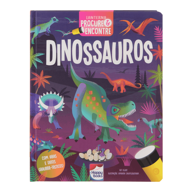 LIVRO LANTERNA - PROCURE E ENCONTRE! DINOSSAUROS