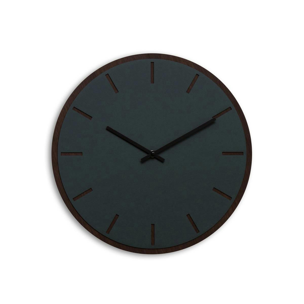 - Horloge murale en linoléum gris D38cm
