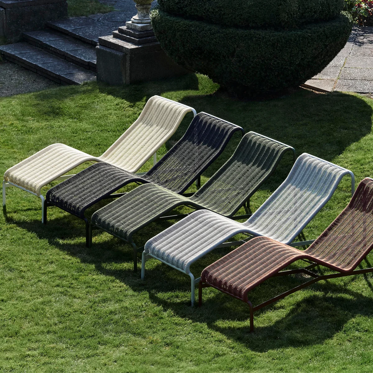 HAY - Palissade Cord Chaise Longue Liegestuhl