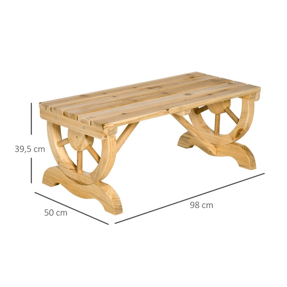 Sitzbank, LxBxH: 50 x 105 x 53 cm