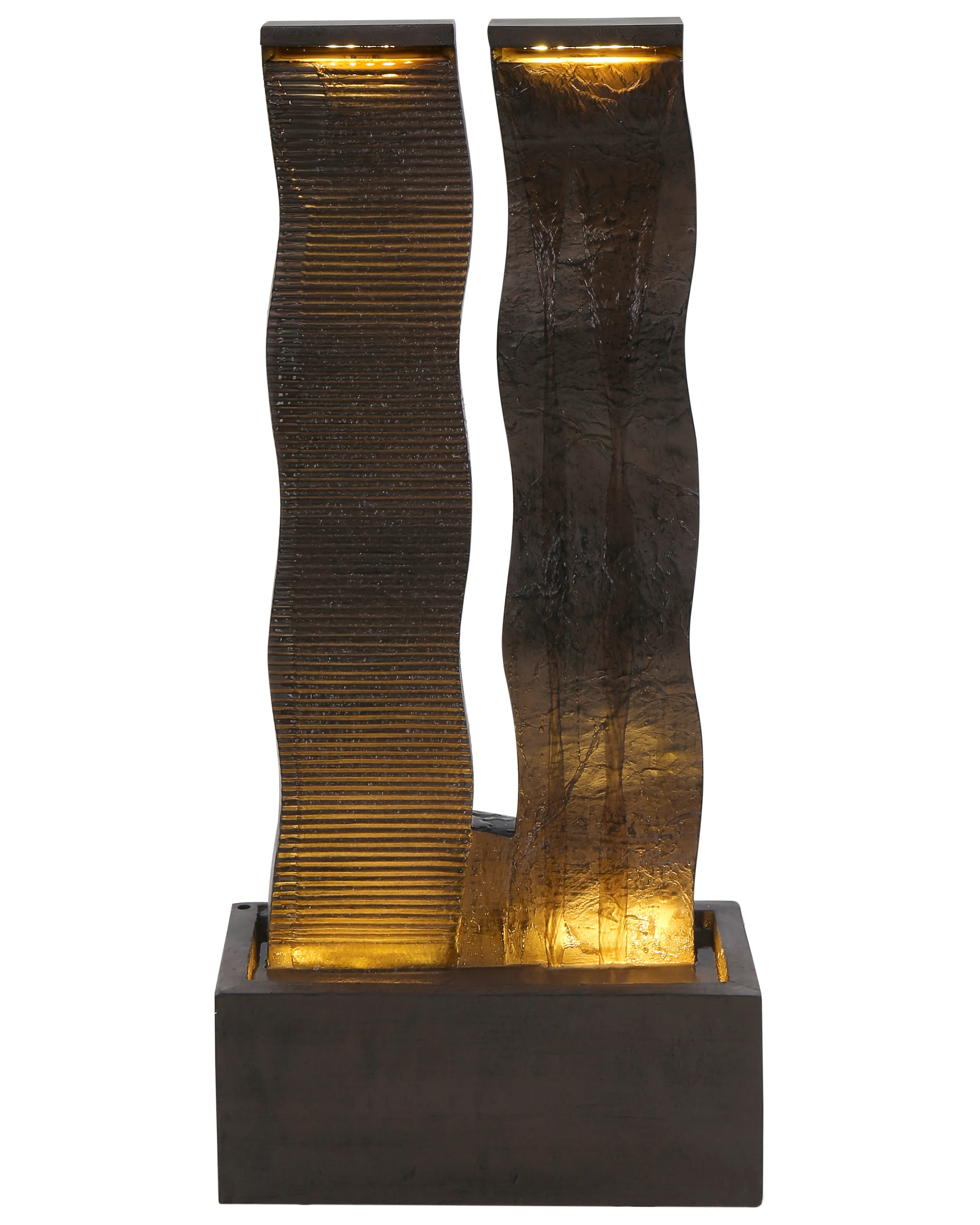 Garden Water Feature SUNLINE LED Brown