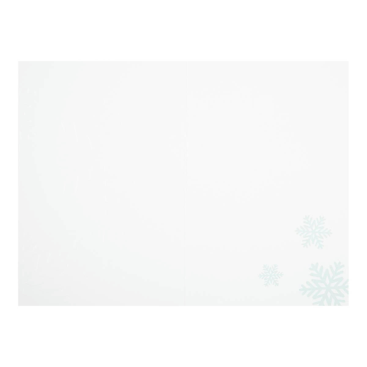 - Carte De Vœux Céleste Flocons