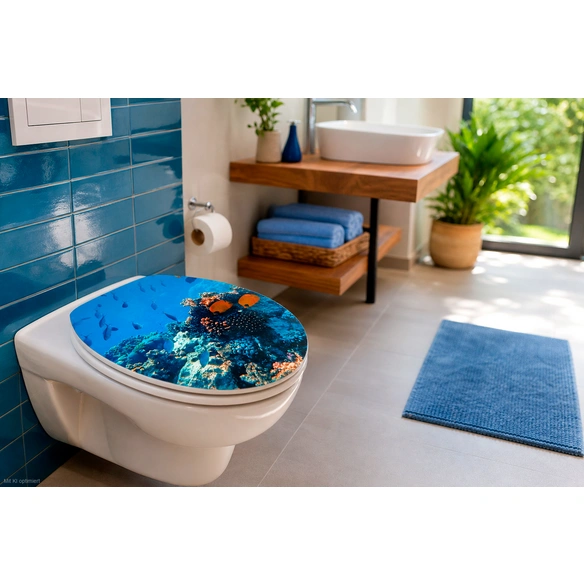 WC-Sitz »Linus«, Soft-Close, Take-Off, MDF