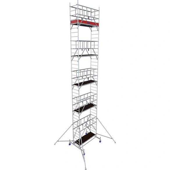 Fahrgerüst »ProTec«, Arbeitshöhe: 11,30 m, max. 200 kg/m², Aluminium